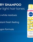 Nivea Fresh Revive сух шампоан за увеличаване на обема Light Tones 200 мл.