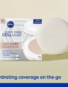 Nivea Hyaluron Cellular Filler Cushion фон дьо тен в гъба 3 в 1 цвят 03 Dark 15 гр.
