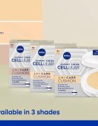 Nivea Hyaluron Cellular Filler Cushion фон дьо тен в гъба 3 в 1 цвят 03 Dark 15 гр.