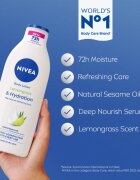 Nivea Lemongrass хидратиращо мляко за тяло 400 мл.