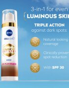 Nivea Luminous 630 Anti Spot озаряващ СС крем SPF 30 цвят Deep 40 мл.