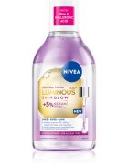 Nivea Luminous Skin Glow почистваща мицеларна вода за озаряване на лицето 400 мл.