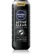 Nivea MEN Active Clean дълбоко почистващ шампоан с активен въглен 500 мл.