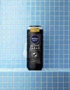 Nivea MEN Active Clean дълбоко почистващ шампоан с активен въглен 500 мл.
