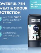 Nivea MEN Black & White Invisible Fresh твърд антиперспирант за мъже 50 мл.