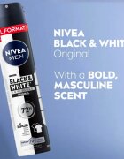 Nivea MEN Black & White Invisible Original антиперспирант-спрей изгодна опаковка