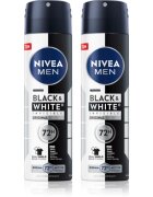 Nivea MEN Black & White Invisible Original антиперспирант-спрей изгодна опаковка