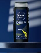 Nivea MEN Deep Sport енергизиращ душ-гел за мъже 500 мл.