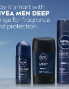 Nivea MEN Deep твърд антиперспирант за мъже Black Carbon Dark Wood 50 мл.