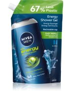 Nivea MEN Energy душ-гел за мъже пълнител 500 мл.