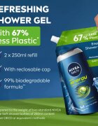 Nivea MEN Energy душ-гел за мъже пълнител 500 мл.