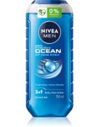 Nivea MEN Fresh Ocean енергизиращ душ-гел за мъже 250 мл.