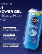 Nivea MEN Fresh Ocean енергизиращ душ-гел за мъже 250 мл.