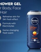 Nivea MEN Fresh Sport душ гел с минерали за мъже 250 мл.