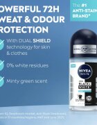 Nivea MEN Invisible Black & White Fresh рол-он и антиперспирант за мъже 50 мл.