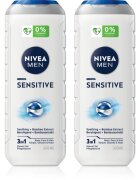 Nivea MEN Sensitive душ гел за тяло и коса изгодна опаковка