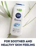 Nivea MEN Sensitive душ гел за тяло и коса изгодна опаковка