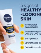 Nivea MEN Sensitive защитен крем за мъже SPF 15 75 мл.