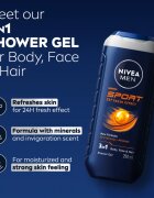 Nivea MEN Sport душ-гел за мъже изгодна опаковка