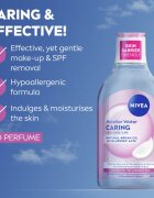 Nivea Micellar Caring нежна мицеларна вода 400 мл.