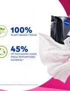 Nivea Micellar Waterproof мицеларни кърпички за почистване на грим 20 бр.