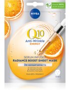 Nivea Q10 Energy противбръчкова платнена маска 1 бр.