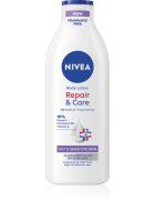 Nivea Repair & Care Sensitive успокояващ лосион за тяло за суха и чувствителна кожа 400 мл.