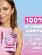 Nivea Rose Touch хидратираща платнена маска 1 бр.
