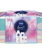 Nivea Rose Touch подаръчен комплект за подхранване и хидратация