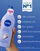 Nivea Smooth Sensation хидратиращо мляко за тяло за суха кожа 625 мл.