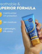 Nivea SUN Alpin крем за лице за слънчеви бани против студ и вятър SPF 50+ 40 мл.
