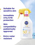 Nivea SUN Babies & Kids слънцезащитен спрей за деца SPF 50+ 270 мл.