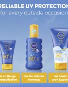 Nivea SUN Kids детски слънцезащитен цветен спрей SPF 50+ 200 мл.