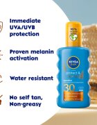 Nivea SUN Protect & Bronze интензивен слънцезащитен спрей SPF 30 200 мл.