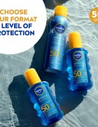 Nivea SUN Protect & Dry Touch невидим спрей за тен SPF 50 200 мл.