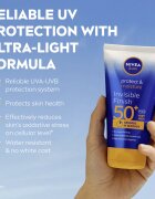 Nivea SUN Protect & Moisture хидратиращо мляко за тен с хиалуронова киселина SPF 50+ 150 мл.