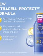 Nivea SUN Protect & Moisture хидратиращо мляко за тен SPF 30 200 мл.