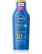 Nivea SUN Protect & Moisture хидратиращо мляко за тен SPF 30 400 мл.