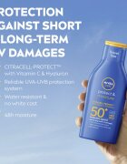 Nivea SUN Protect & Moisture хидратиращо мляко за тен SPF 50+ 100 мл.