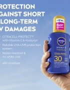 Nivea SUN Protect & Moisture слънцезащитен хидратиращ спрей SPF 30 200 мл.