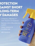 Nivea SUN Protect & Moisture слънцезащитен хидратиращ спрей SPF 50+ 250 мл.