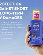Nivea SUN Protect & Moisture спрей за загар SPF 15 200 мл.