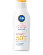 Nivea SUN Sensitive Immediate лосион за загар за чувствителна кожа SPF 50+ 200 мл.