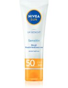 Nivea SUN Sensitive защитен крем за лице за чувствителна кожа на лицето SPF 50 50 мл.