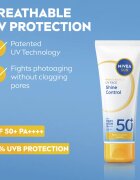 Nivea SUN Shine Control крем за лице за слънчеви бани SPF 50+ SPF 50+ 40 мл.