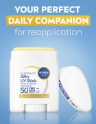 Nivea SUN Silky UV Stick слънцезащитен крем в стик SPF 50+ 15 гр.