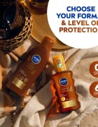Nivea SUN Tropical Bronze мляко за загар SPF 6 200 мл.