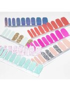 NOBEA Accessories Nail File Стикери за нокти Red & pink 1 бр.