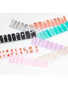 NOBEA Accessories Nail File Стикери за нокти Red & pink 1 бр.