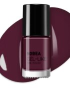 NOBEA Day-to-Day Gel-like Nail Polish лак за нокти с гел ефект цвят Maroon red #N46 6 мл.